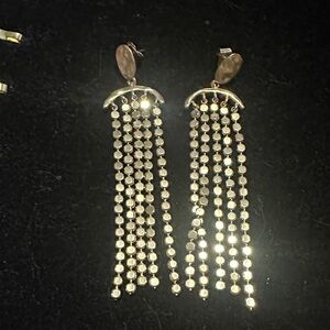 J. Crew Gold Chandelier Earrings